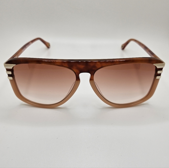 Chloe Havana Sunglasses CH0104S 006 / 58 14 150 Tortoise Orange Pink Gradient - Picture 3 of 17